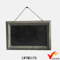 Portable a Stand Small Antique Metal Frached Chalk Blackboard